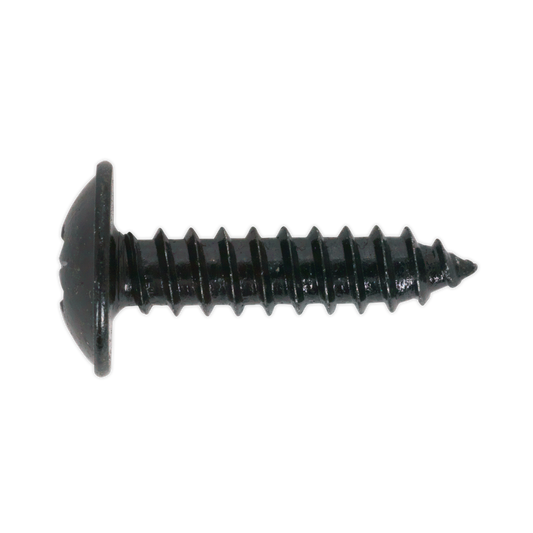 Self-Tapping Screw 4.8 x 13mm Flanged Head Black Pozi Pack of 100