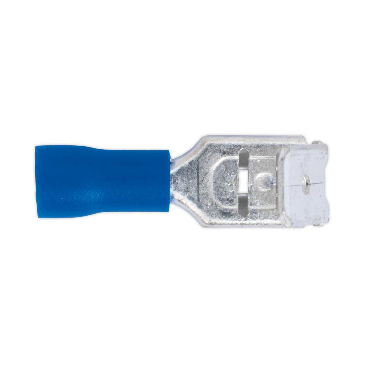 Piggy-Back Terminal 6.3mm Blue Pack of 100