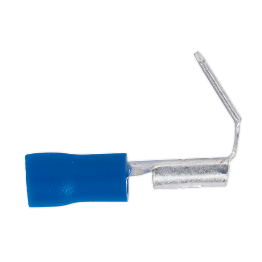 Piggy-Back Terminal 6.3mm Blue Pack of 100