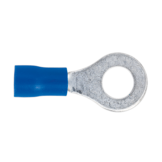 Easy-Entry Ring Terminal Ø6.4mm (1/4") Blue Pack of 100