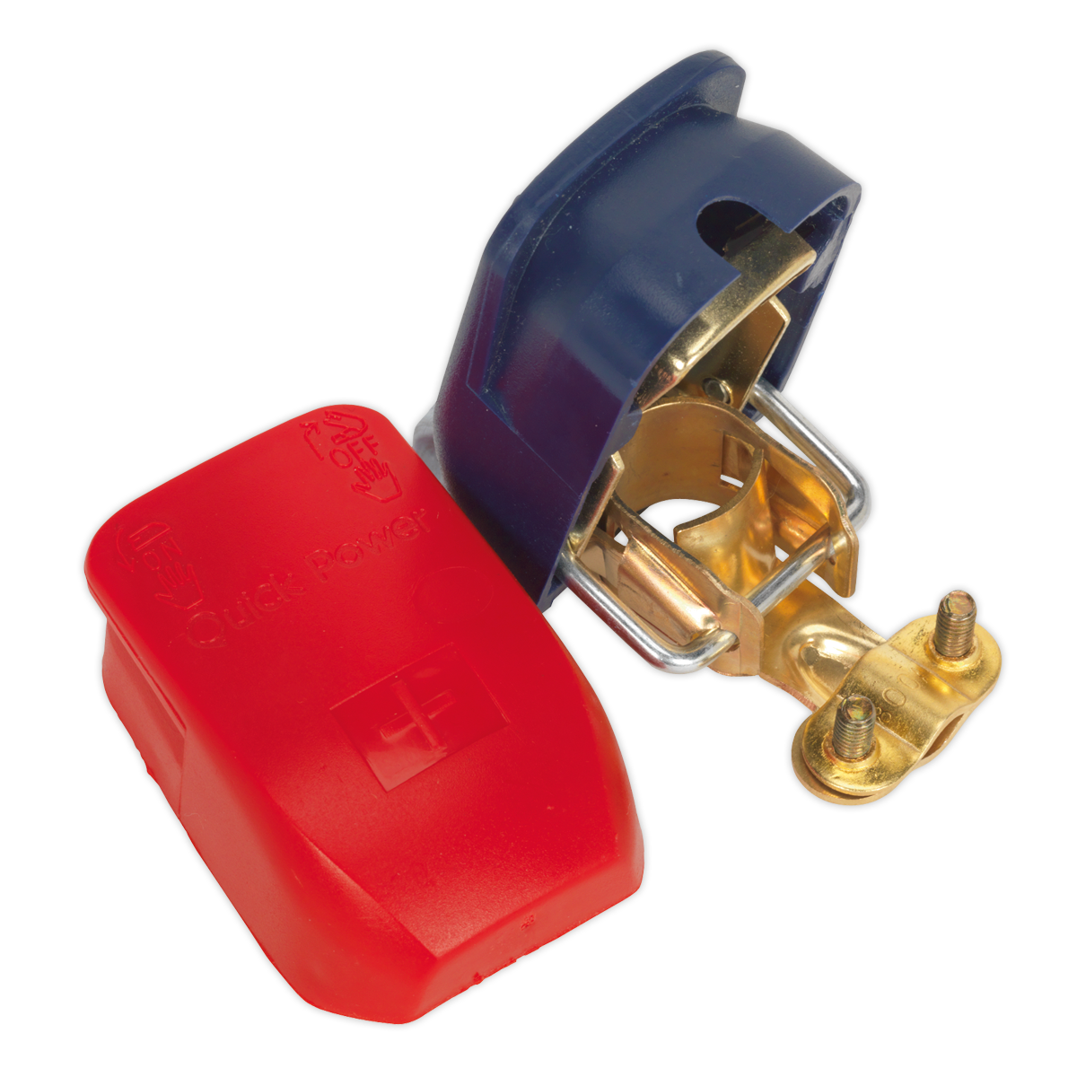 Quick Release Battery Clamps Positive-Negative Pair