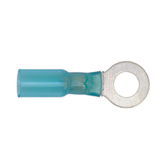 Heat Shrink Ring Terminal Ø8.4mm Blue Pack of 25