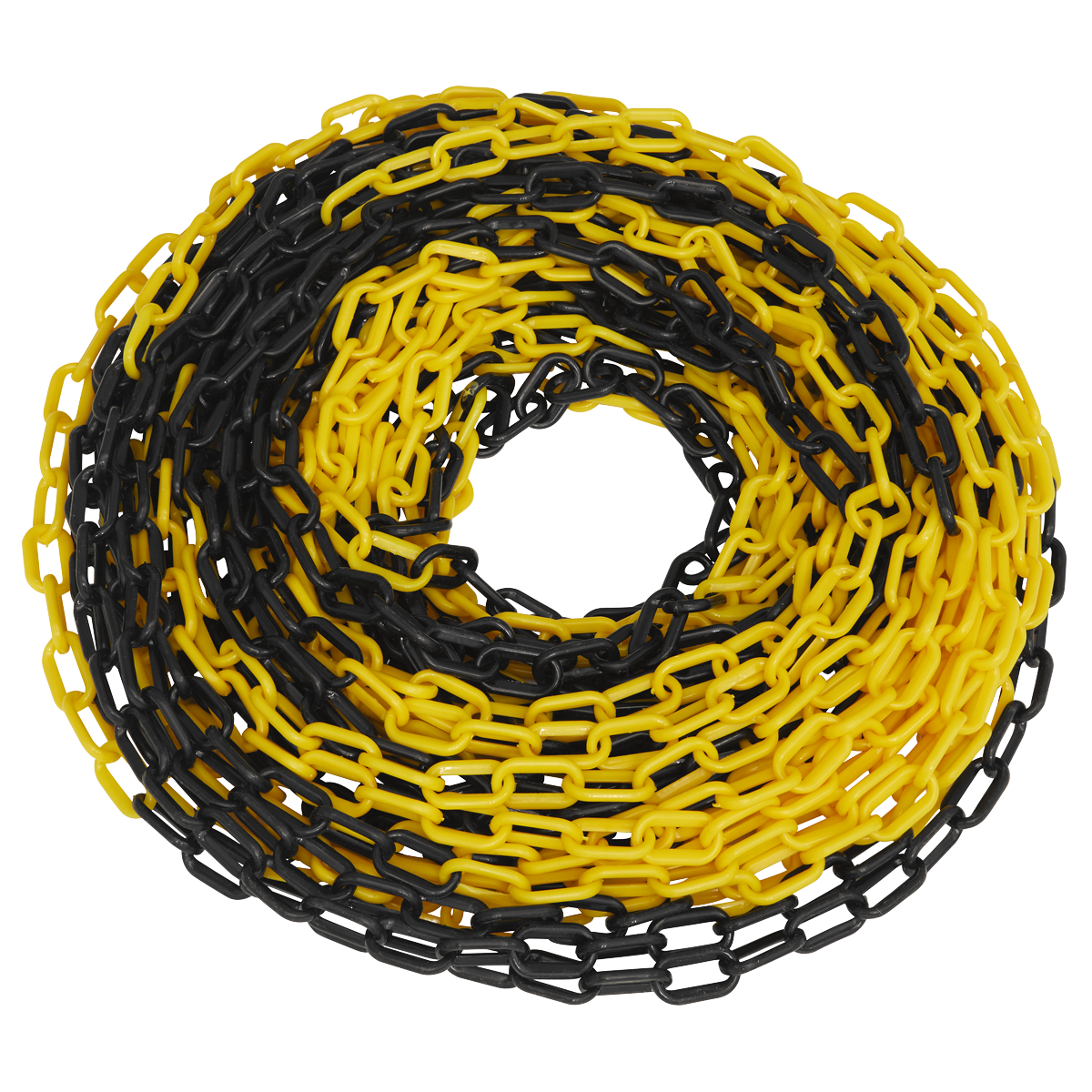 Safety Chain Black/Yellow 25m x 6mm