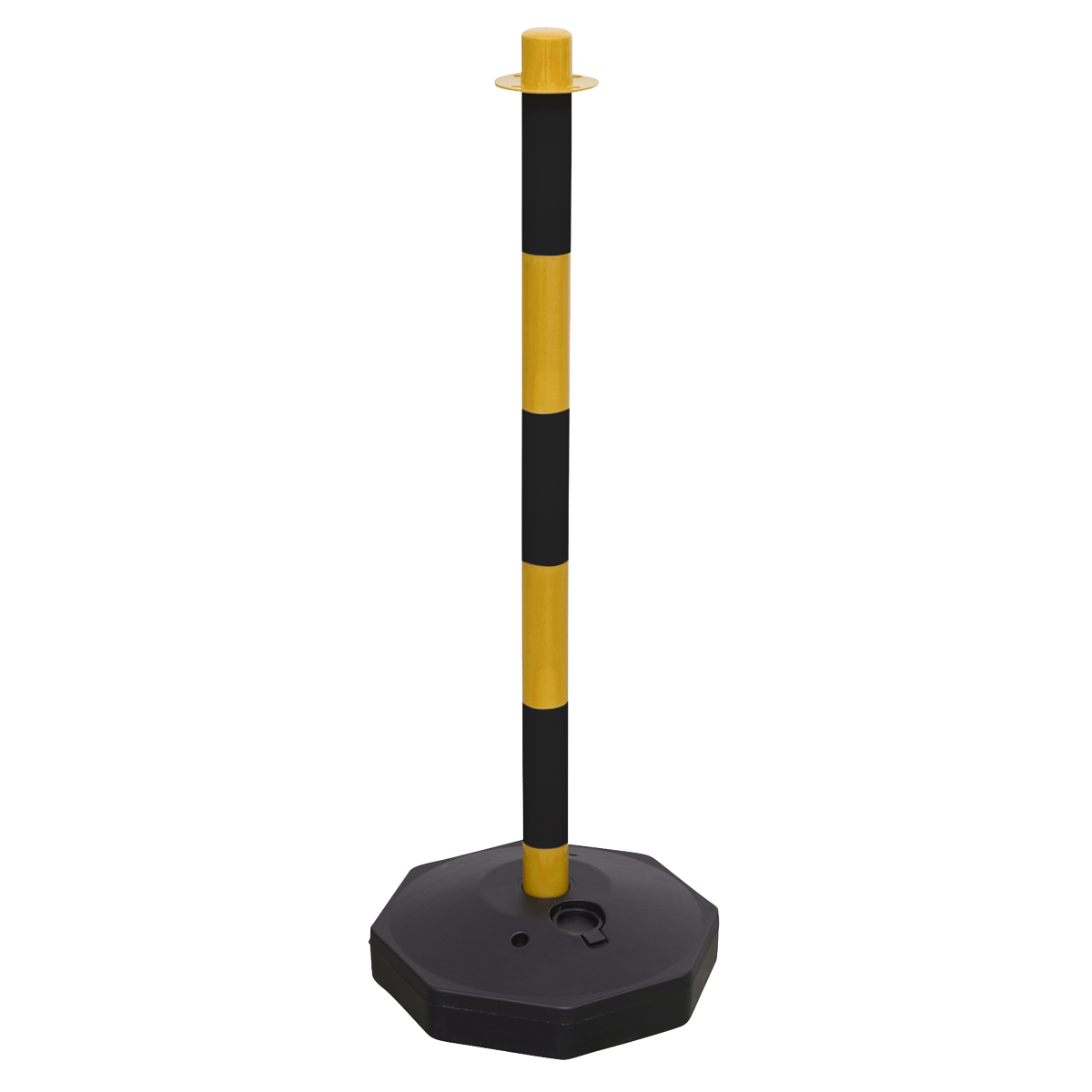 Black/Yellow Post with Base