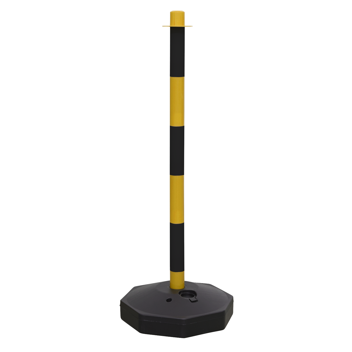 Black/Yellow Post with Base