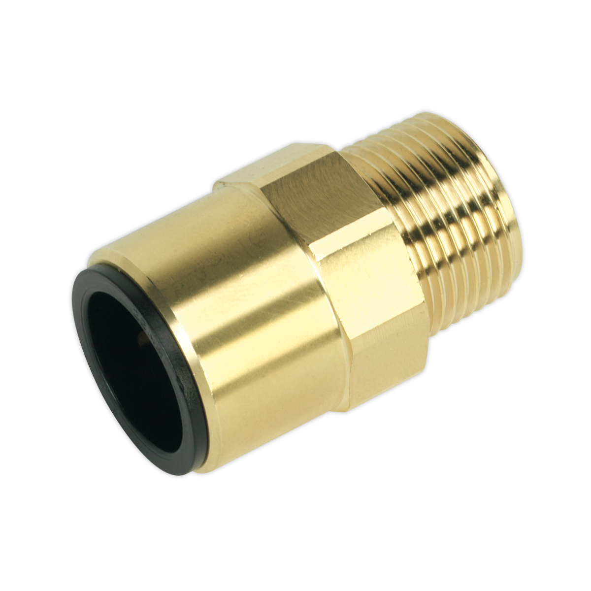 Straight Adaptor 22mm x 3/4"BSPT Brass (John Guest Speedfit® - MM012206N)