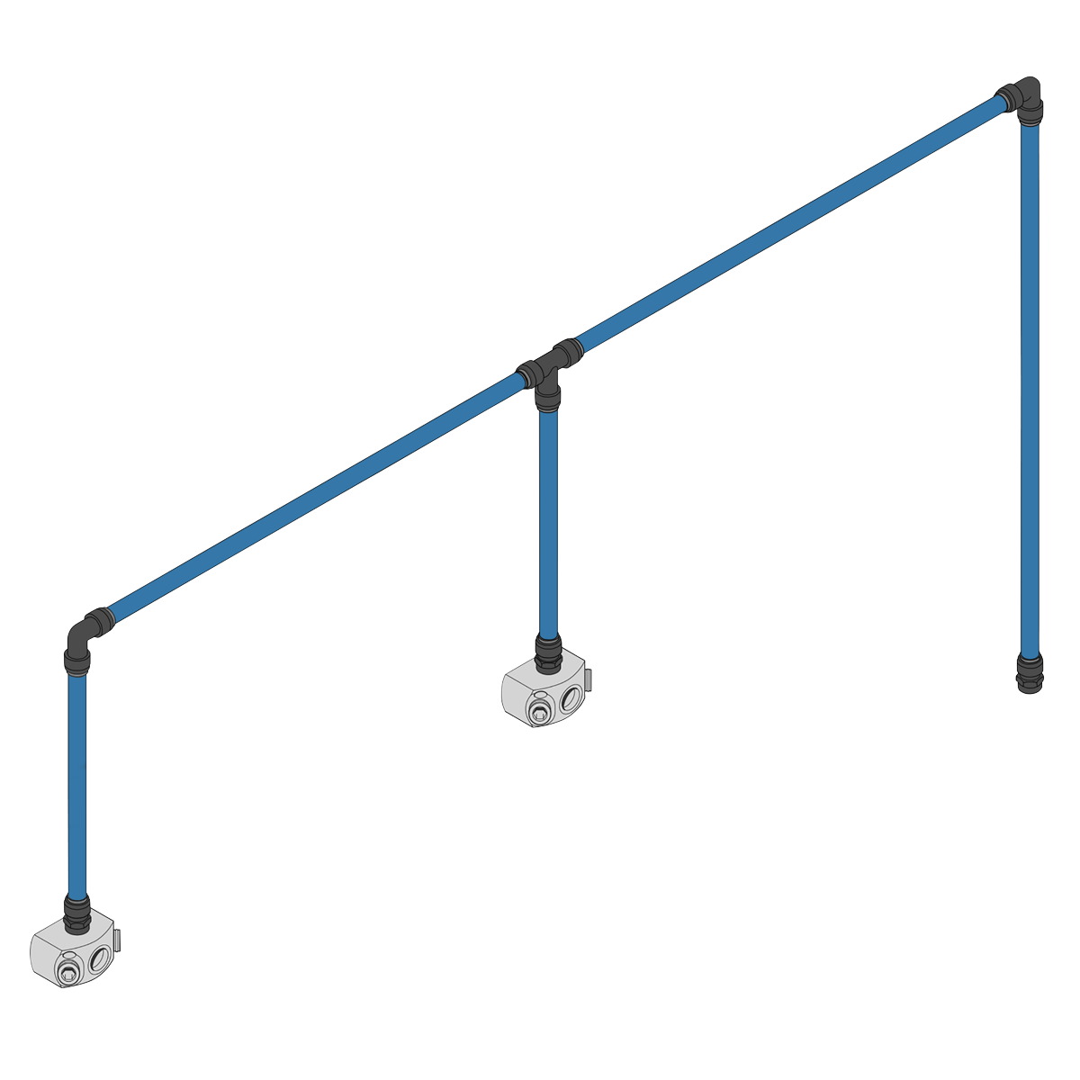 Speedfit® 12m 2-Drop Air Supply System Kit