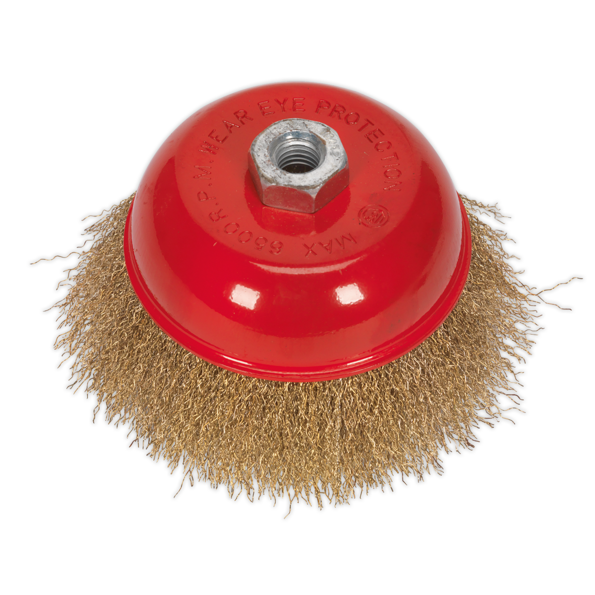 Brassed Steel Cup Brush Ø125mm M14 x 2mm