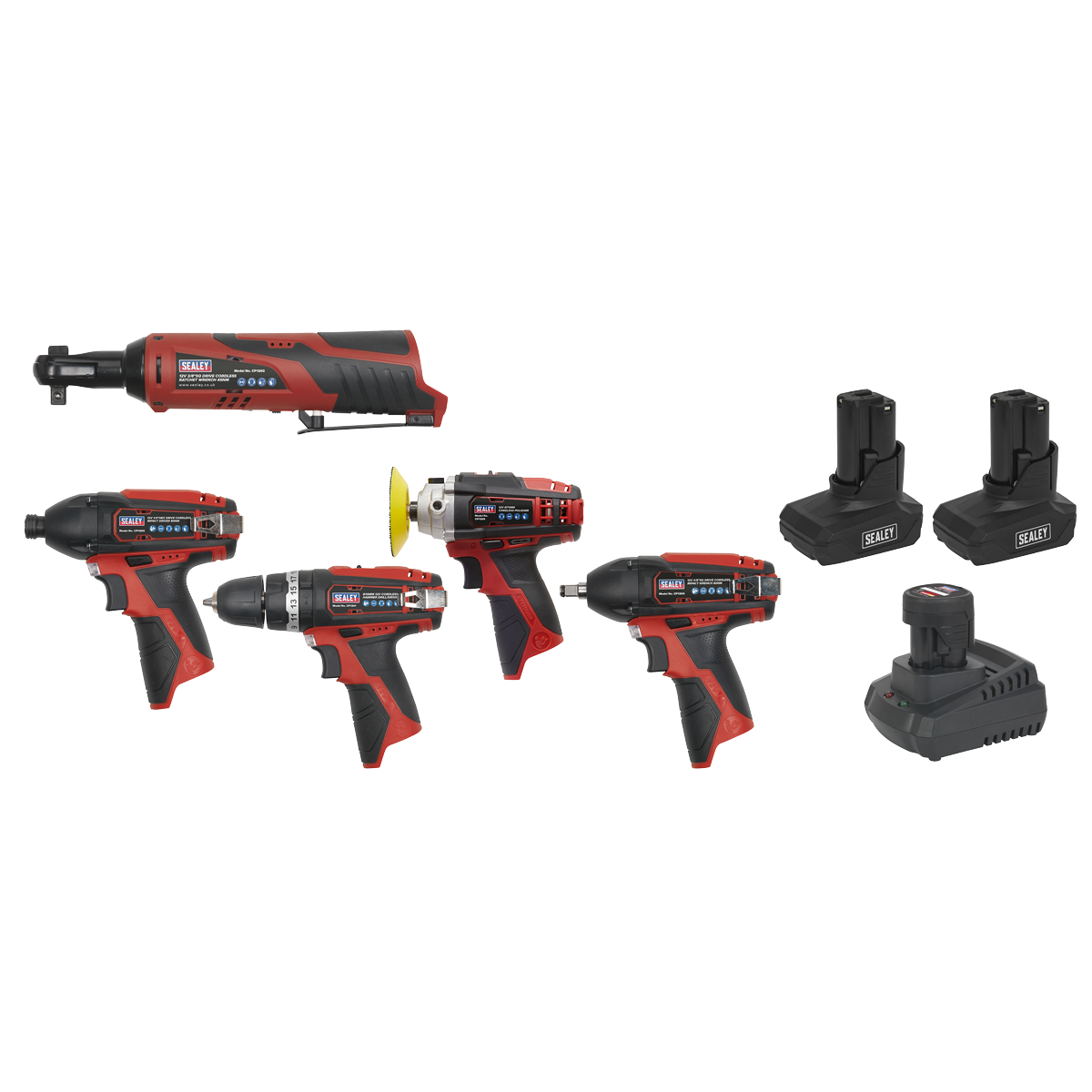 SV12 Series 6 x 12V Cordless Power Tool Kit - 3 Batteries