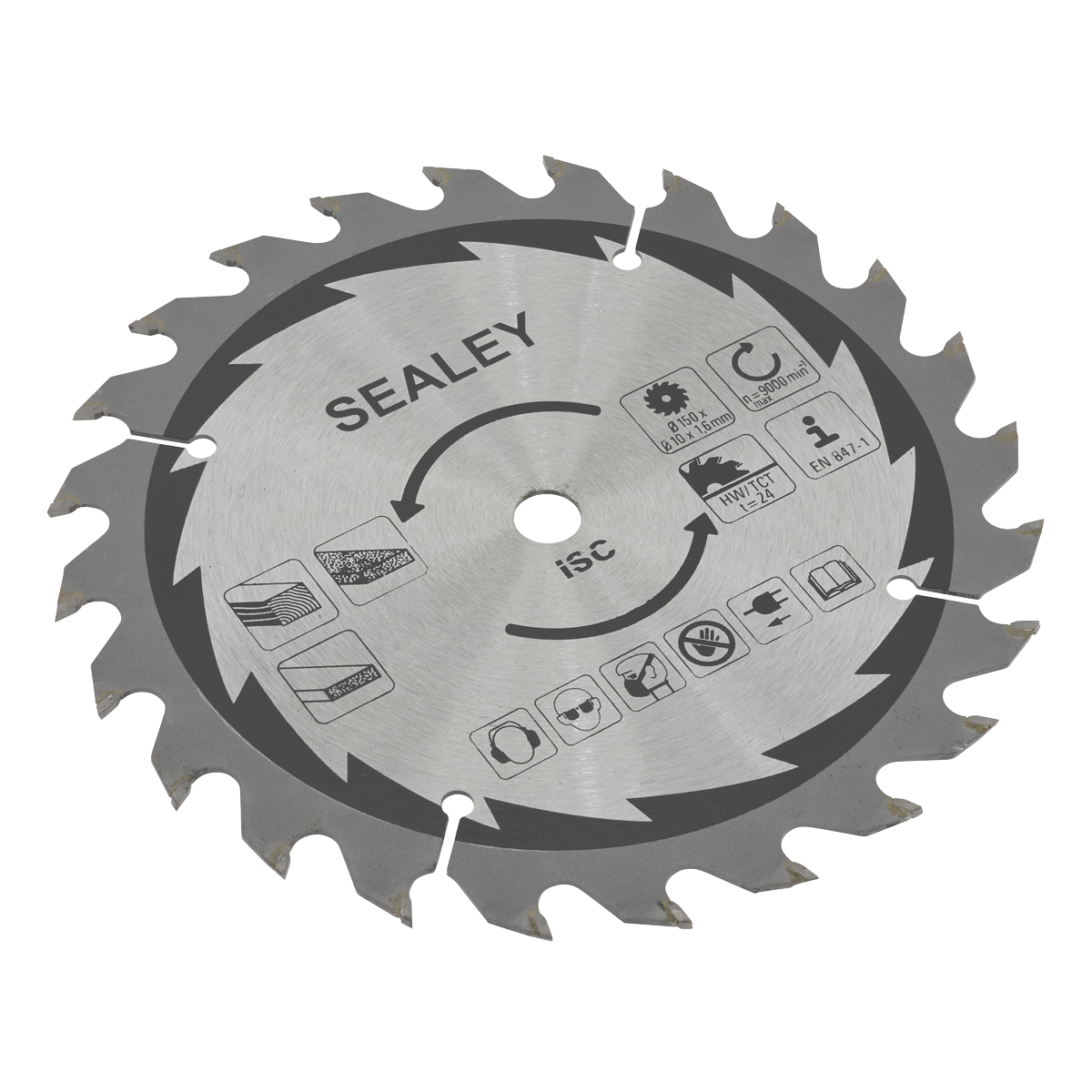 Cut-Off Saw Blade Ø150 x 1.6mm/Ø10mm 24tpu