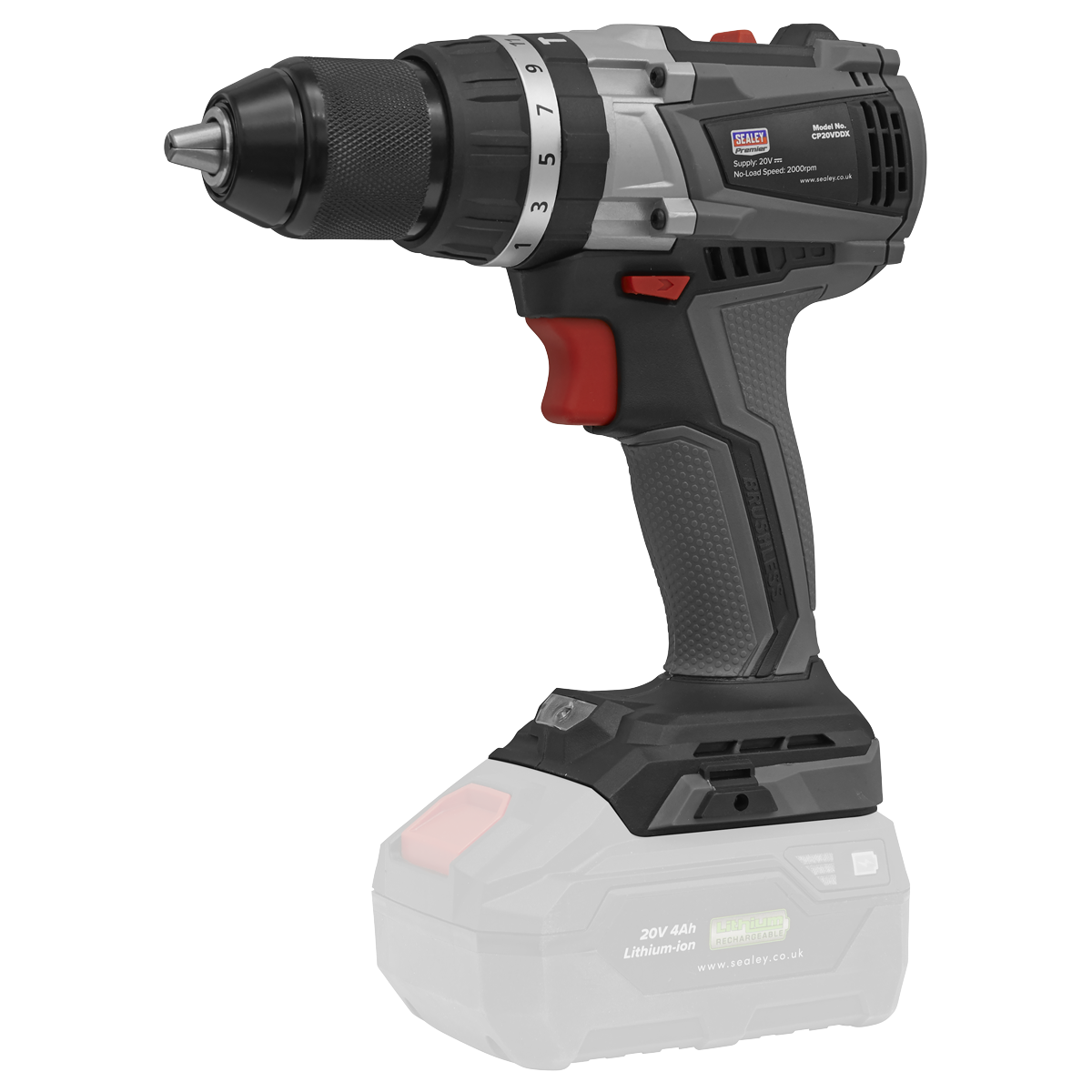 Brushless Combi Drill Ø13mm 20V SV20 Series - Body Only