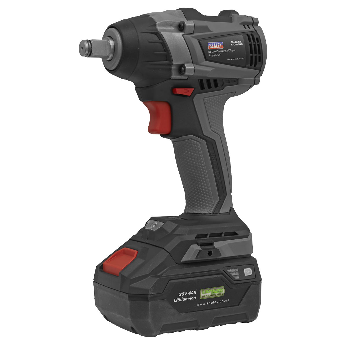 Brushless Impact Wrench 20V 1/2"Sq - Body Only