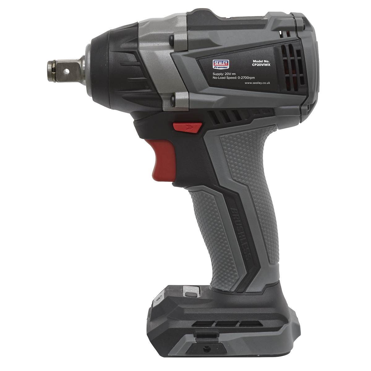 Brushless Impact Wrench 20V 1/2"Sq - Body Only