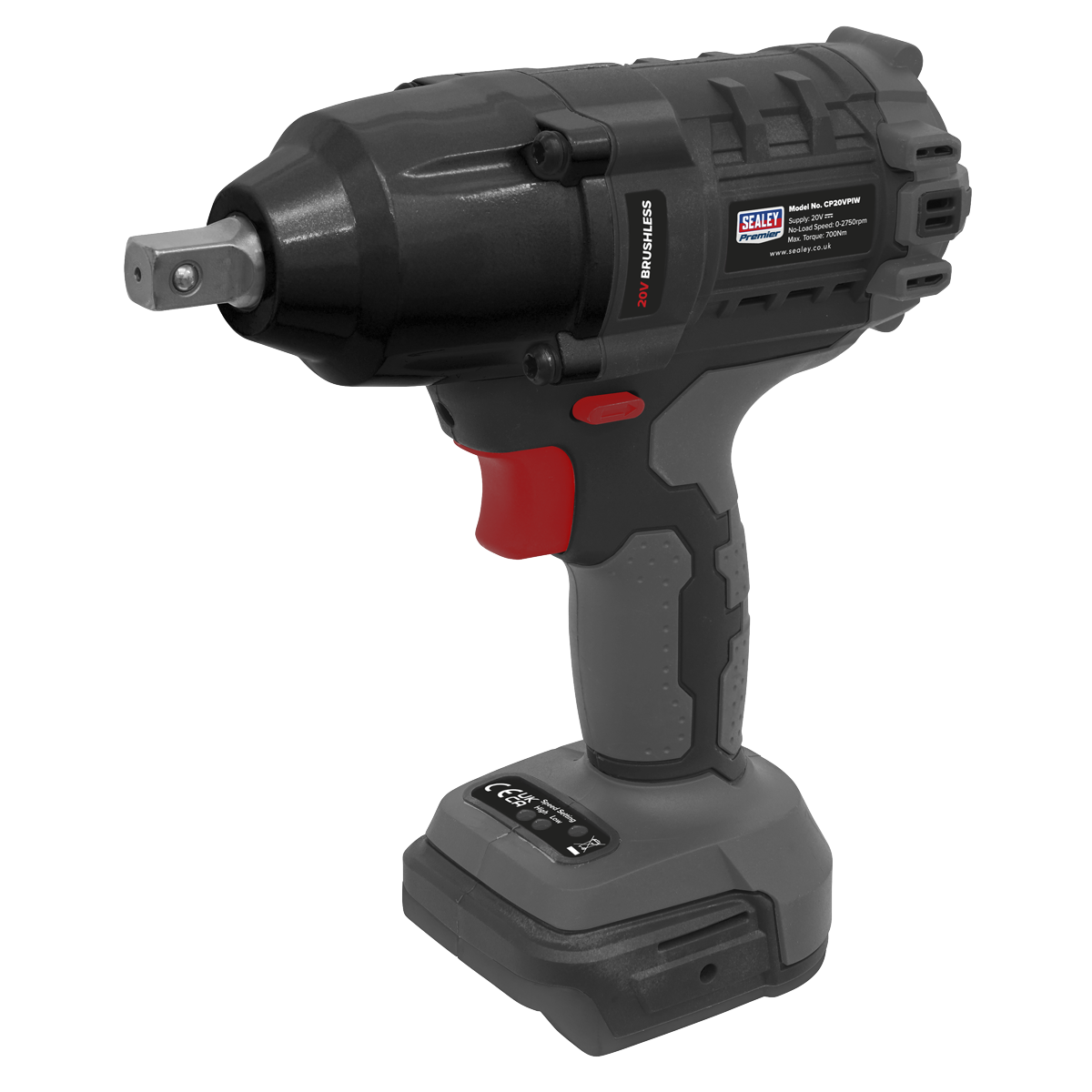 Brushless Impact Wrench 20V SV20 Series 1/2"Sq Drive - Body Only