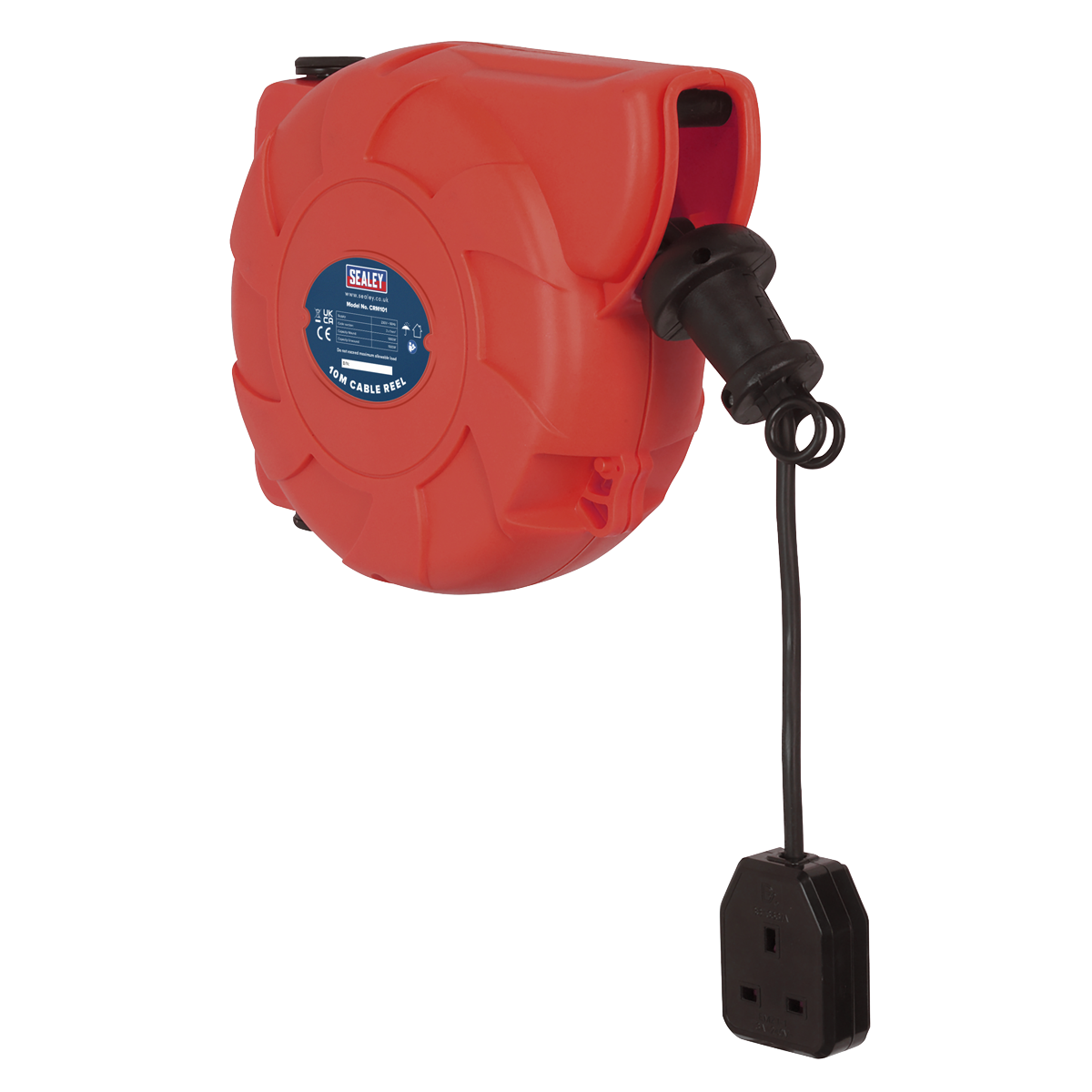 Cable Reel System Retractable 10m 1 x 230V Socket