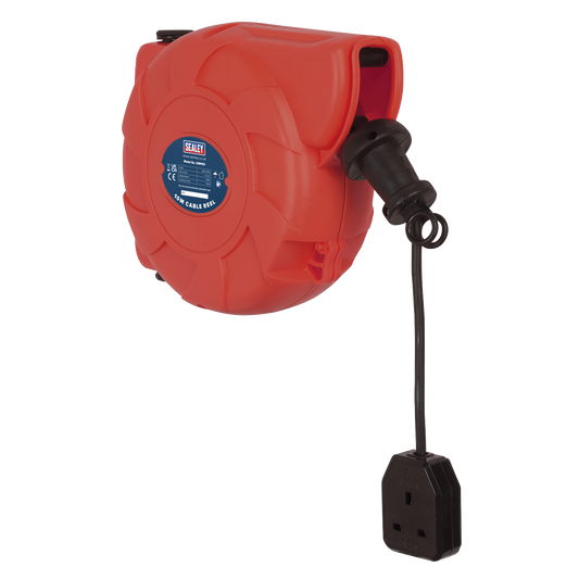 Cable Reel System Retractable 10m 1 x 230V Socket