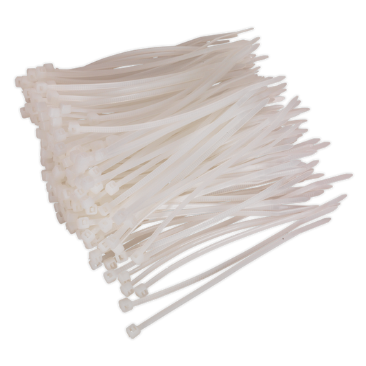 Cable Tie 100 x 2.5mm White Pack of 200