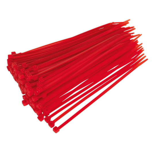 Cable Tie 200 x 4.4mm Red Pack of 100