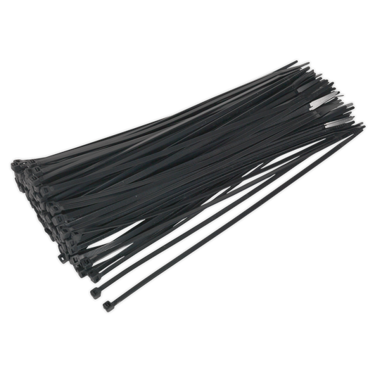 Cable Tie 300 x 4.8mm Black Pack of 100