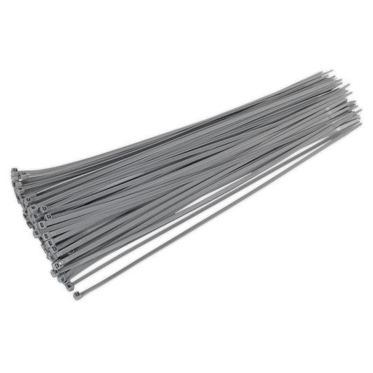 Cable Tie 380 x 4.4mm Silver Pack of 100