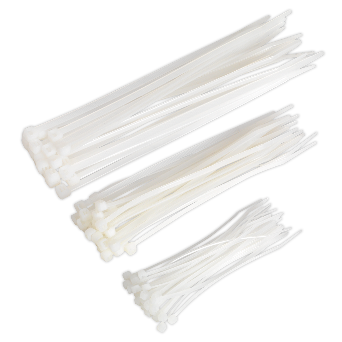 Cable Tie Assortment White Pack of 75