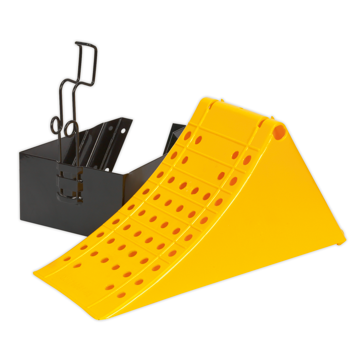 Wheel Chock with Bracket - Commercial