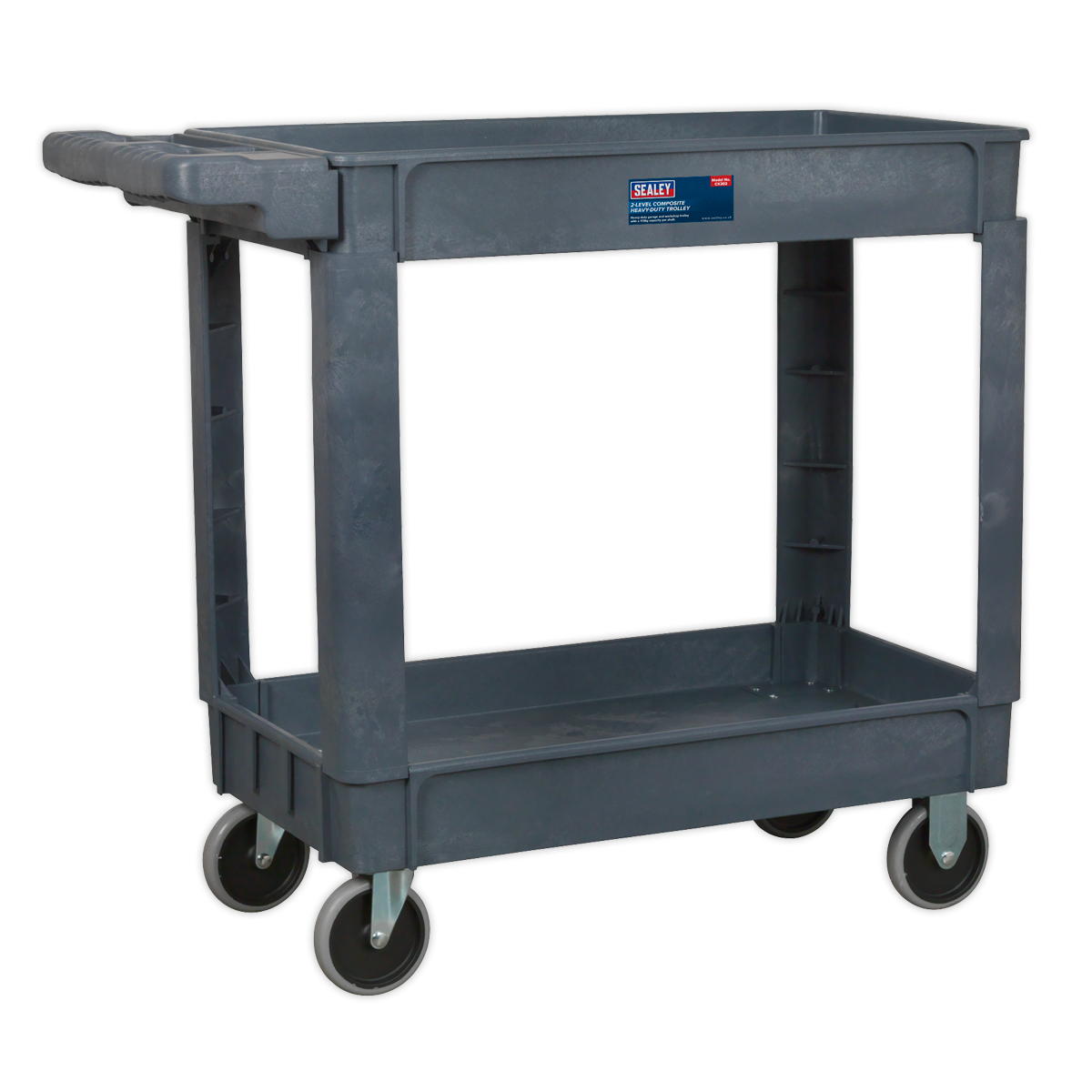 Trolley 2-Level Composite Heavy-Duty