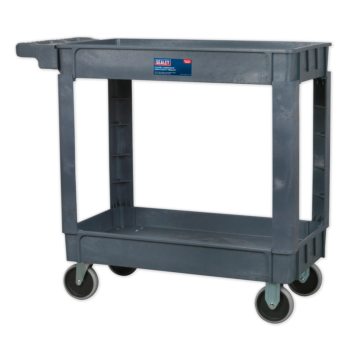 Trolley 2-Level Composite Heavy-Duty