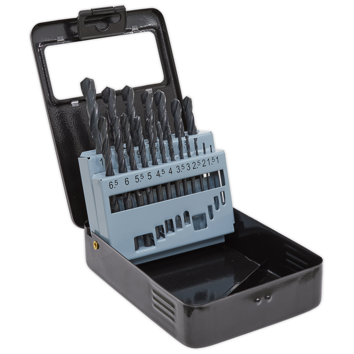 HSS Roll Forged Drill Bit Set 19pc Ø1-10mm