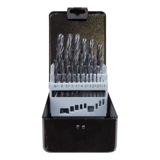 HSS Roll Forged Drill Bit Set 25pc Ø1-13mm