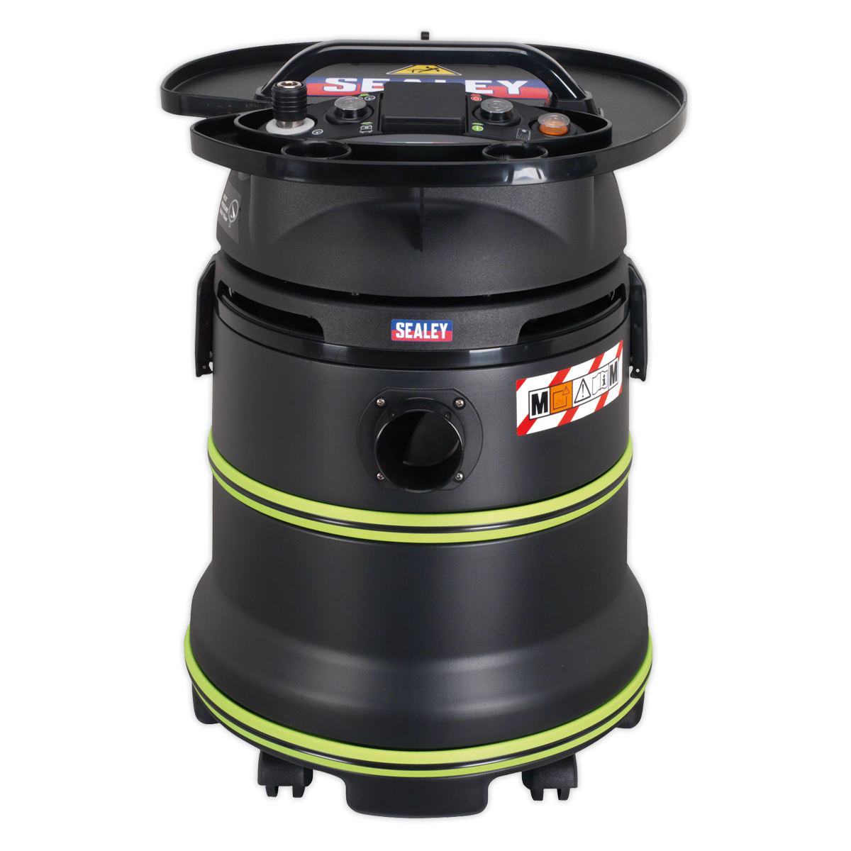 Vacuum Cleaner Industrial Dust-Free Wet/Dry 35L 1000W/230V Plastic Drum M-Class Self-Clean Filter