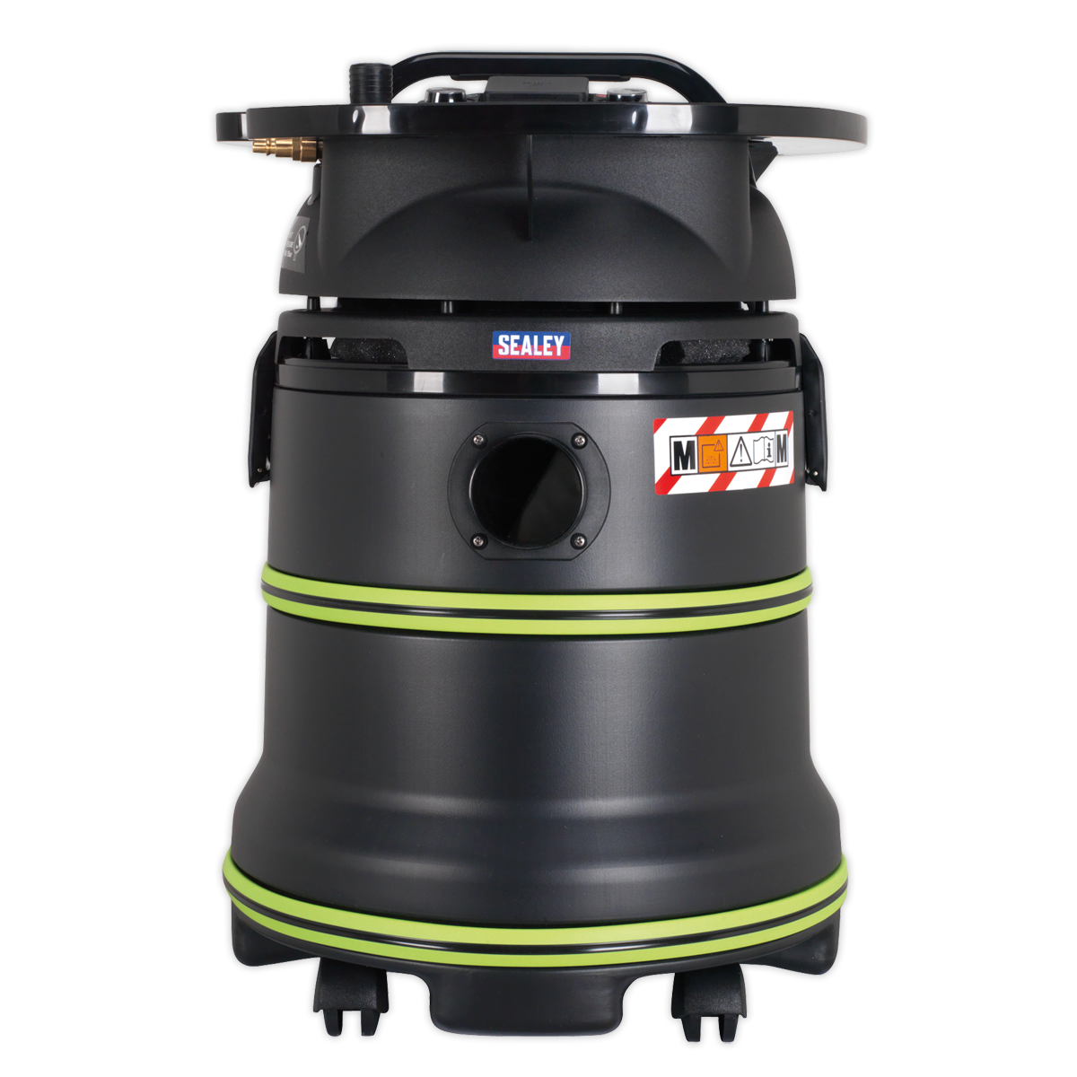 Vacuum Cleaner Industrial Dust-Free Wet/Dry 35L 1000W/230V Plastic Drum M-Class Self-Clean Filter