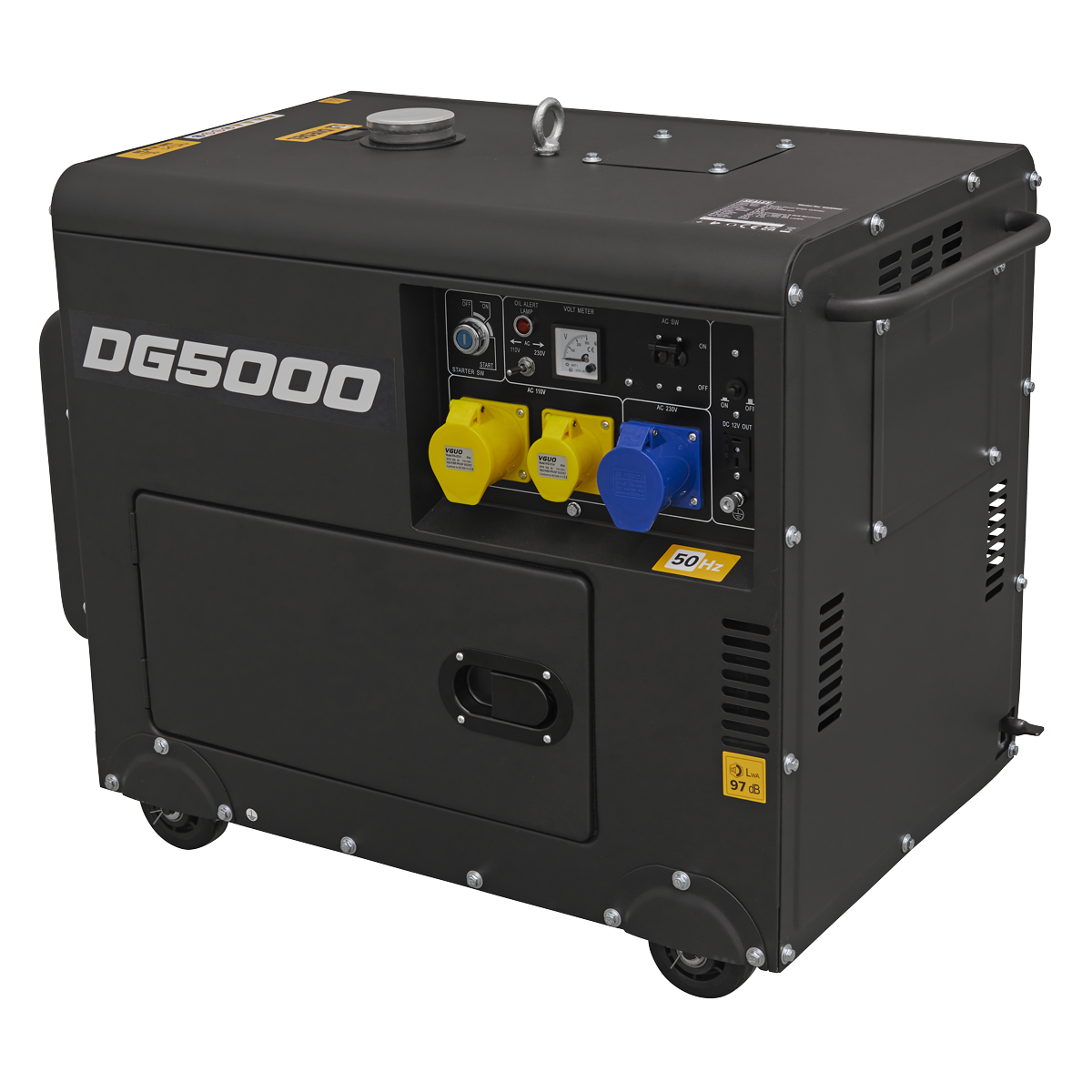 Diesel Generator - 4-Stroke Engine 5000W 110/230V