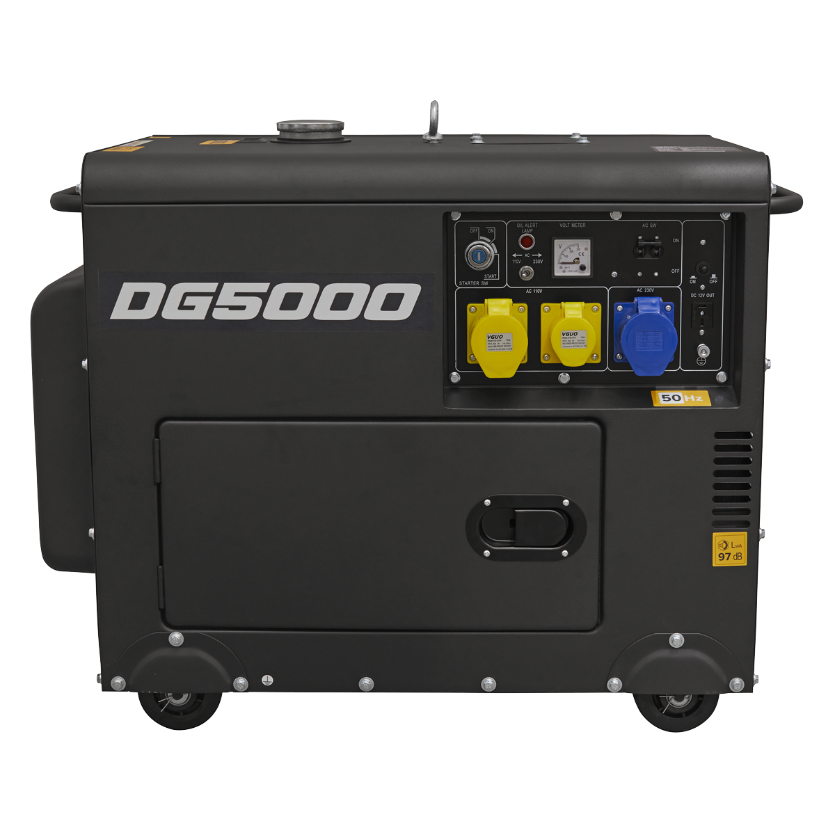 Diesel Generator - 4-Stroke Engine 5000W 110/230V