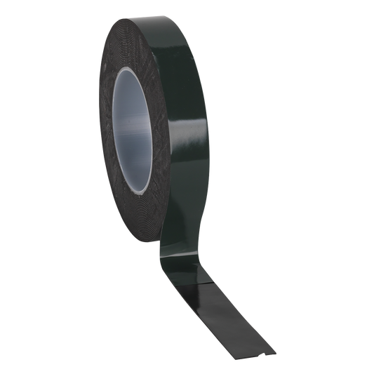 Double-Sided Adhesive Foam Tape 25mm x 10m Green Backing