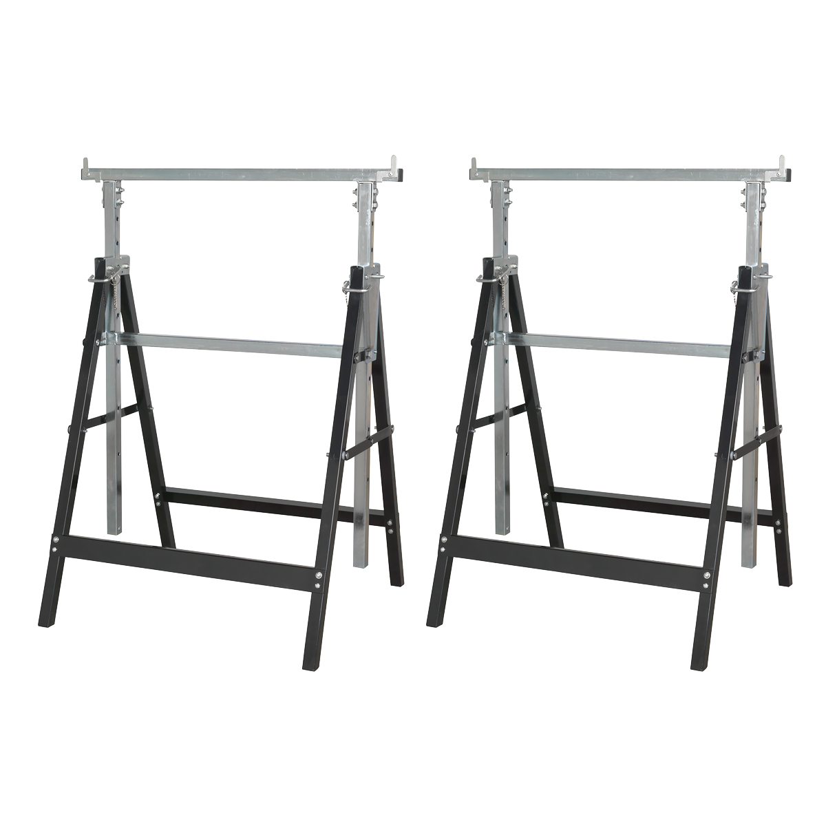 Fold Down Telescopic Trestle - 200kg Capacity - Pair