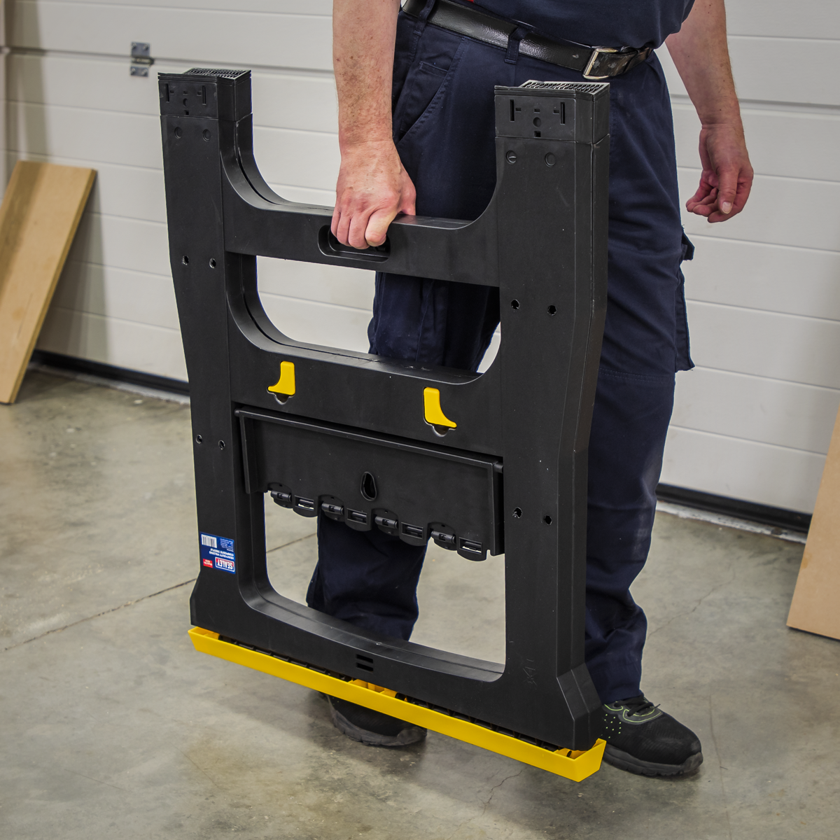 Heavy-Duty Folding Composite Trestles