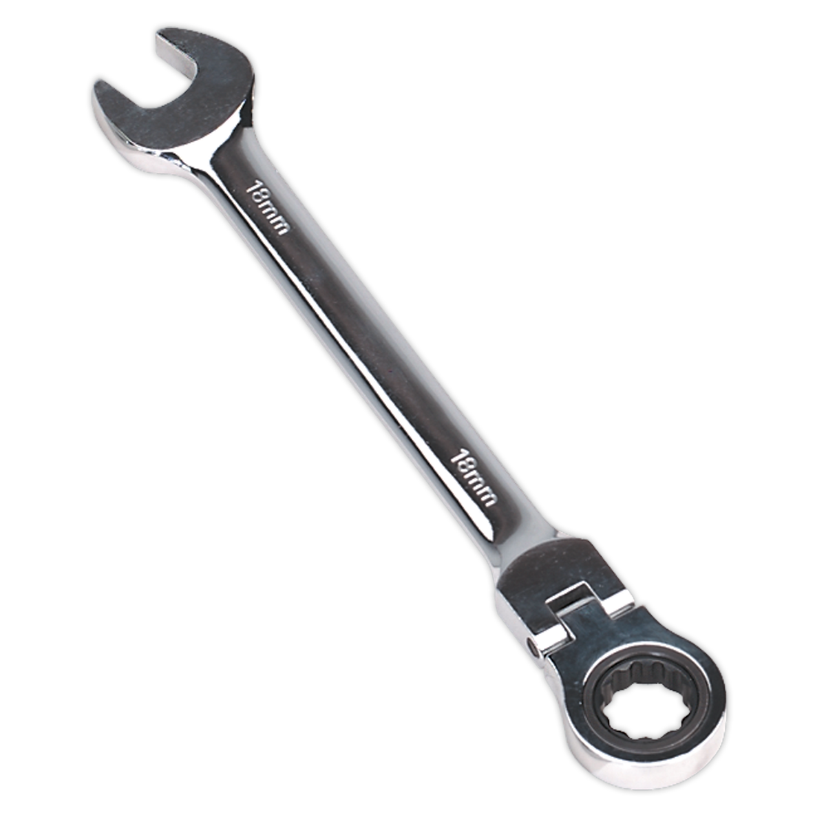 Flexi-Head Ratchet Combination Spanner 18mm