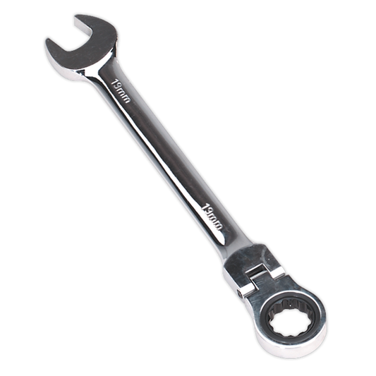 Flexi-Head Ratchet Combination Spanner 19mm