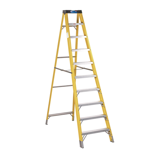 Fibreglass Step Ladder 9-Tread EN 131