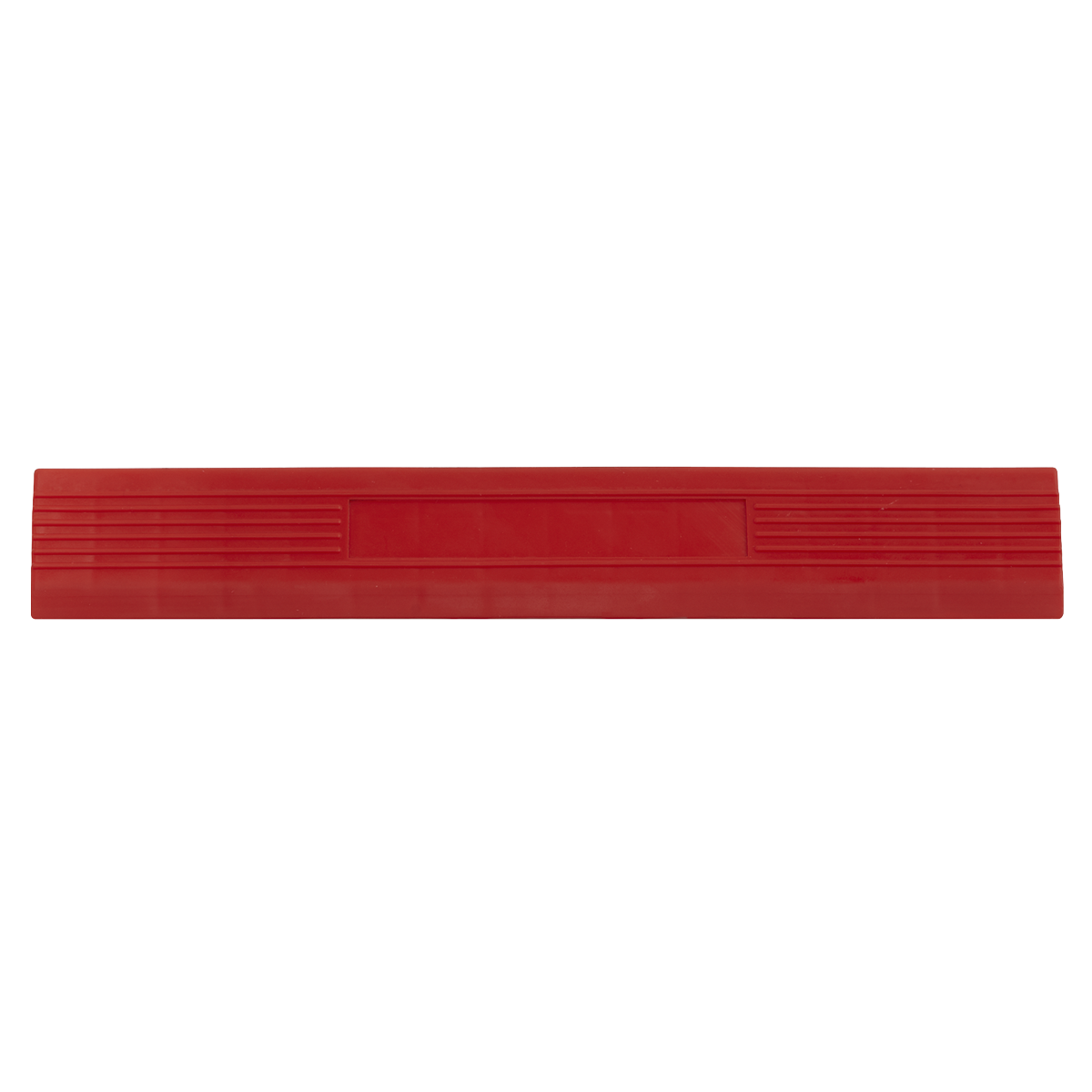 Polypropylene Floor Tile Edge 400 x 60mm Red Male - Pack of 6