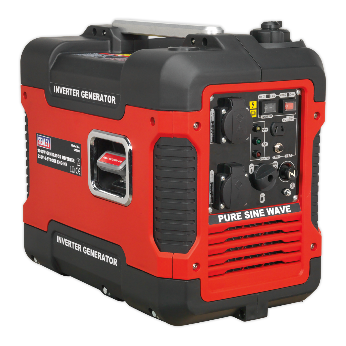 Inverter Generator 2000W 230V 4-Stroke Engine