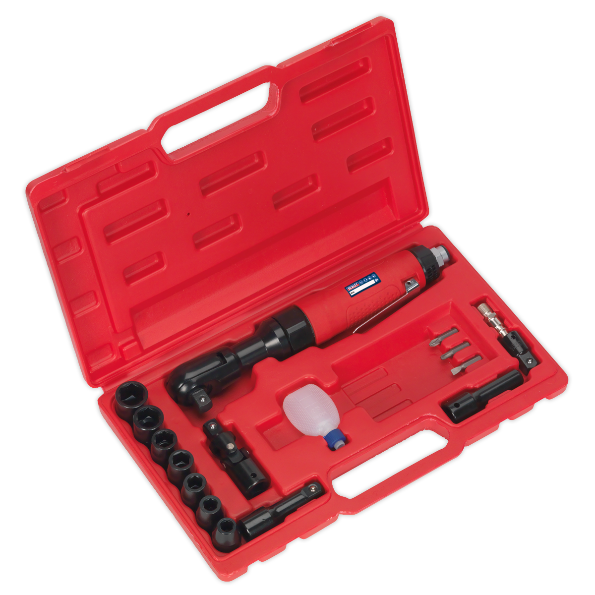 Air Ratchet Wrench Kit 1/2"Sq Drive