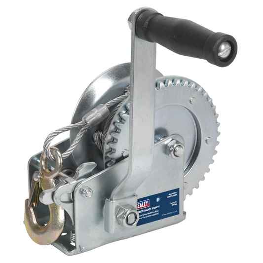 Geared Hand Winch 540kg Capacity with Cable