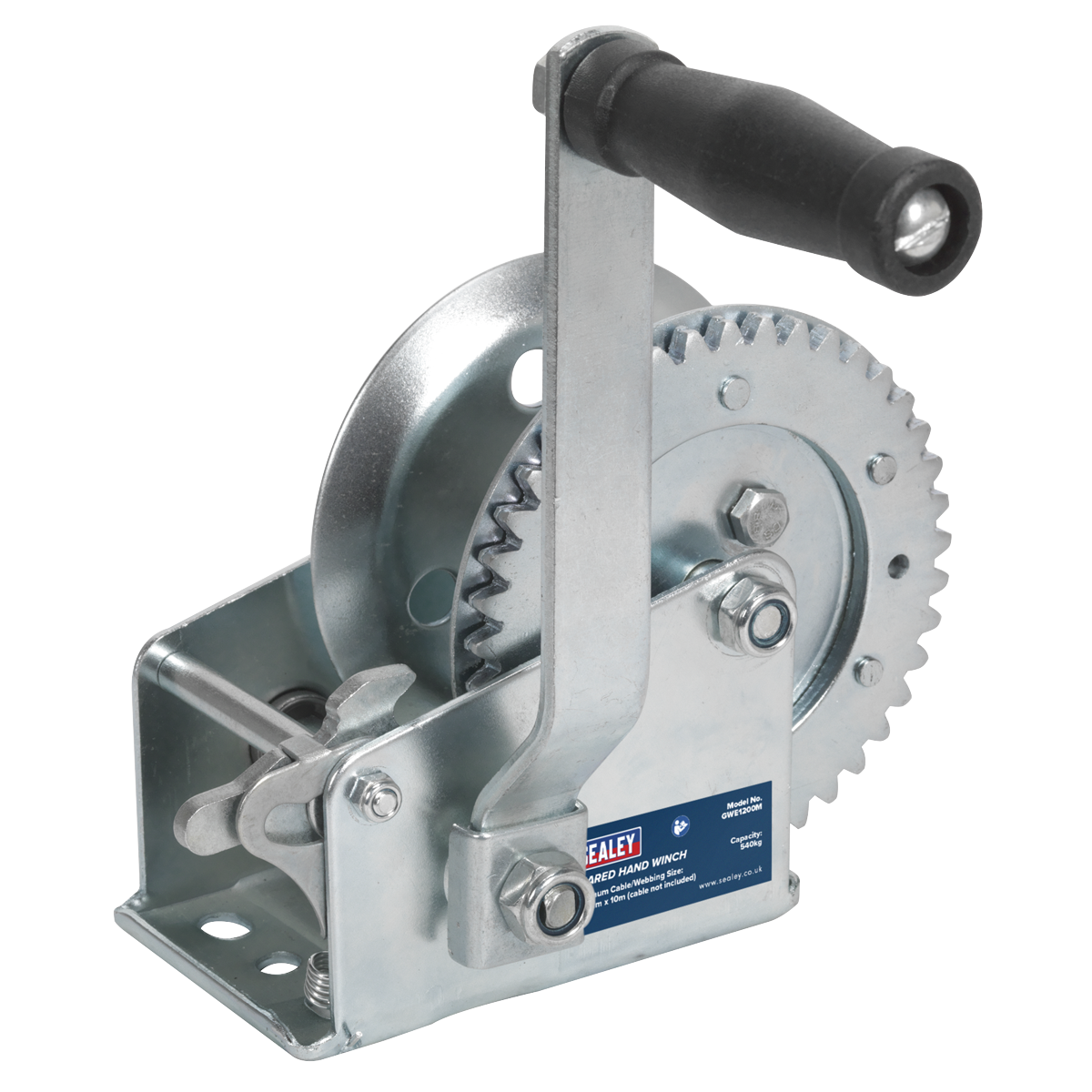 Geared Hand Winch 540kg Capacity