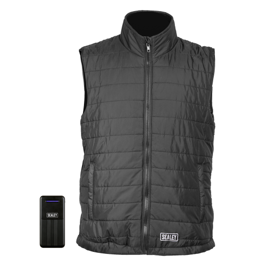 5V Heated Puffy Gilet - 44" to 52" Chest with Power Bank 10Ah