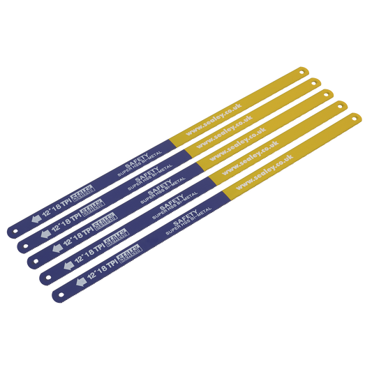 Hacksaw Blade 300mm HSS Bi-Metal 18tpi Pack of 5