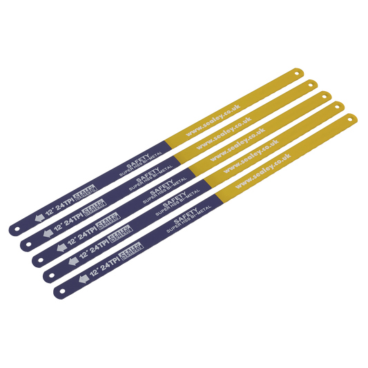 Hacksaw Blade 300mm HSS Bi-Metal 24tpi Pack of 5