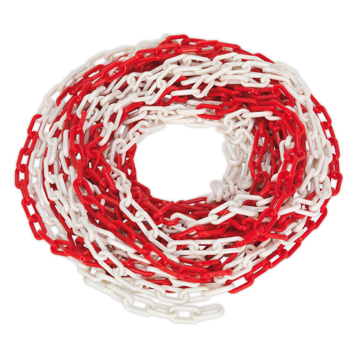 Safety Chain Red/White 25m x 6mm