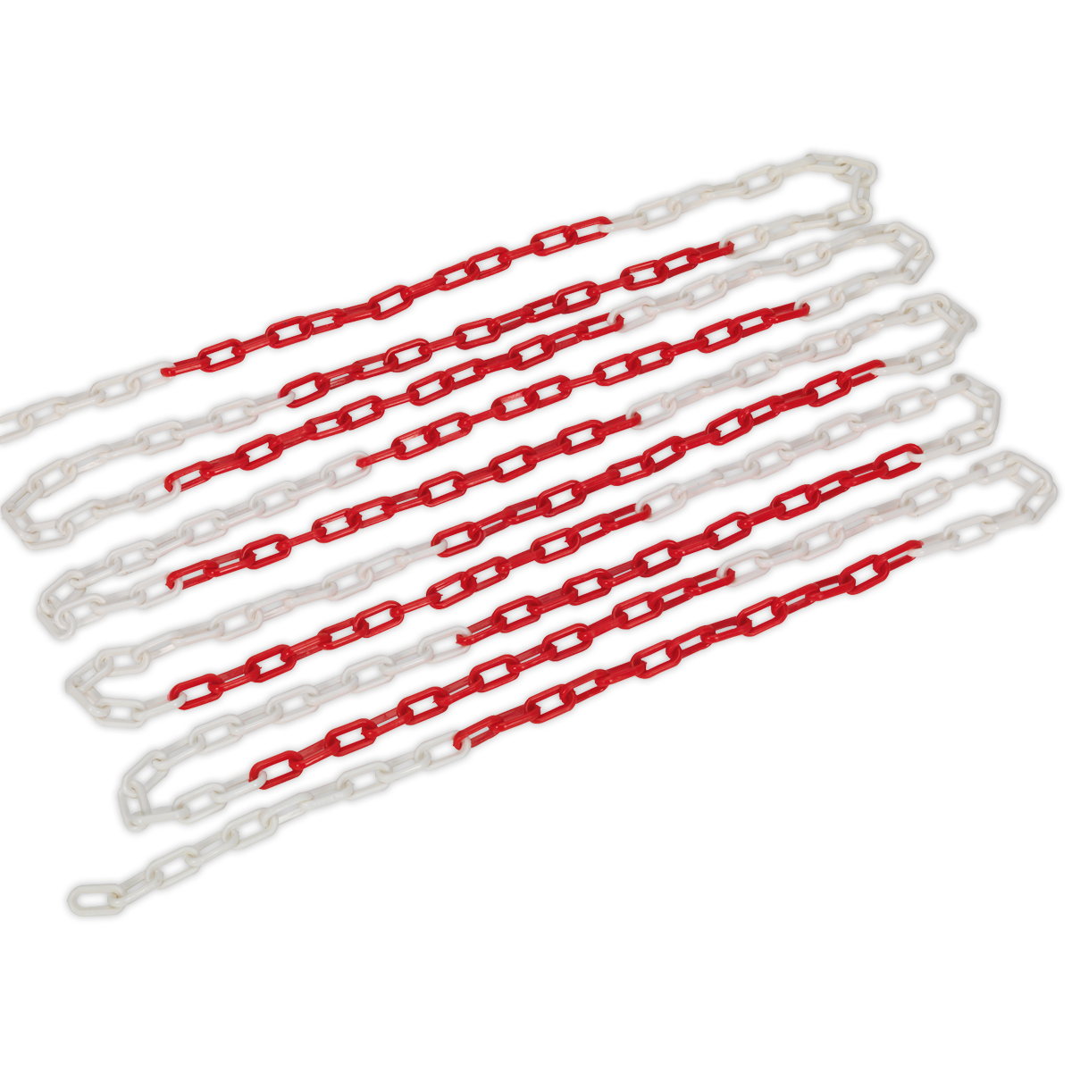 Safety Chain Red/White 25m x 6mm